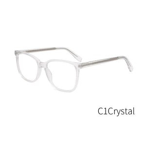 Kansept Women Crystal Eyeglasses Frame  Transparent Myopia Optical Acetate Glasses Frame High Quality Unisex Eyewear