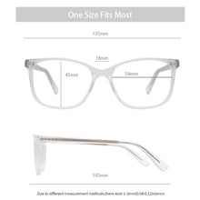 Carica l&#39;immagine nel visualizzatore di Gallery, Kansept Women Crystal Eyeglasses Frame  Transparent Myopia Optical Acetate Glasses Frame High Quality Unisex Eyewear