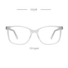 Carica l&#39;immagine nel visualizzatore di Gallery, Kansept Women Crystal Eyeglasses Frame  Transparent Myopia Optical Acetate Glasses Frame High Quality Unisex Eyewear
