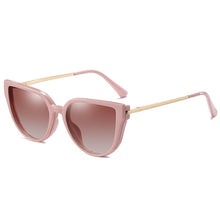 Load image into Gallery viewer, Kanspace 2 In 1 Magnetic Polarized Glasses Women Myopia Optical Cat Eye Eyeglasses Frame Stylish Clip On Sunglasses 95318