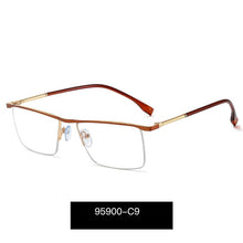 Load image into Gallery viewer, Kanspace Business Square Computer Men Glasses Optical Myopia Anti Blue Light Blocking Eyeglasses Frames  95900
