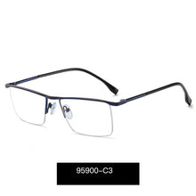Load image into Gallery viewer, Kanspace Business Square Computer Men Glasses Optical Myopia Anti Blue Light Blocking Eyeglasses Frames  95900