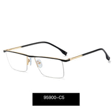 Load image into Gallery viewer, Kanspace Business Square Computer Men Glasses Optical Myopia Anti Blue Light Blocking Eyeglasses Frames  95900