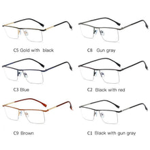 Load image into Gallery viewer, Kanspace Business Square Computer Men Glasses Optical Myopia Anti Blue Light Blocking Eyeglasses Frames  95900