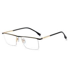 Load image into Gallery viewer, Kanspace Business Square Computer Men Glasses Optical Myopia Anti Blue Light Blocking Eyeglasses Frames  95900