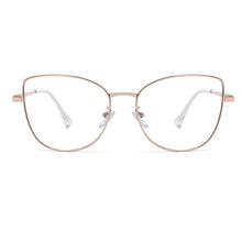 Load image into Gallery viewer, Kanspace Cat Eye  Glasses Frame Women 2 In 1 Clip On Sunglasses Vintage Myopia Optical Eyewear Magnetic 95951