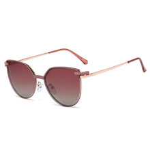 Load image into Gallery viewer, Kanspace Women Cat Eye Glasses Frames  2 In 1 Magnetic Clip On Polarized Sunglasses Myopia Prescription Eyewear 95802