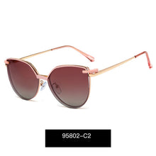 Load image into Gallery viewer, Kanspace Women Cat Eye Glasses Frames  2 In 1 Magnetic Clip On Polarized Sunglasses Myopia Prescription Eyewear 95802