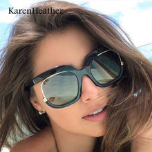 Load image into Gallery viewer, KarenHeather 2023 Oversized Sunglasses  Eye Glasses Women Black Pink UV400