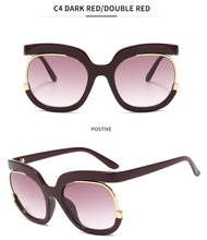 Load image into Gallery viewer, KarenHeather 2023 Oversized Sunglasses  Eye Glasses Women Black Pink UV400