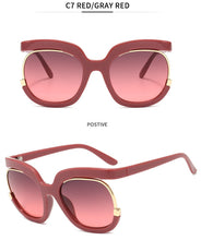 Load image into Gallery viewer, KarenHeather 2023 Oversized Sunglasses  Eye Glasses Women Black Pink UV400