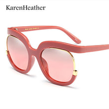 Load image into Gallery viewer, KarenHeather 2023 Oversized Sunglasses  Eye Glasses Women Black Pink UV400