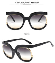 Load image into Gallery viewer, KarenHeather 2023 Oversized Sunglasses  Eye Glasses Women Black Pink UV400