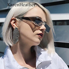 Carica l&#39;immagine nel visualizzatore di Gallery, KarenHeather Occhiali da sole quadrati per donna Uomo Occhiali firmati Cool UV400 