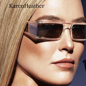 KarenHeather Occhiali da sole quadrati per donna Uomo Occhiali firmati Cool UV400 