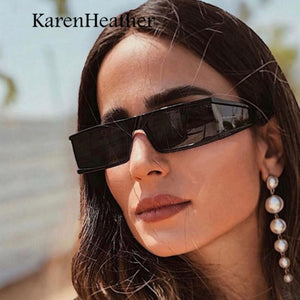 KarenHeather Occhiali da sole quadrati per donna Uomo Occhiali firmati Cool UV400 