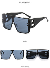 Load image into Gallery viewer, KarenHeather Square Sunglasses For Women Men  Designer Oversized Glasses Shades Retro Gradient Colors Oculos UV400