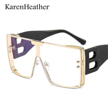 Load image into Gallery viewer, KarenHeather Square Sunglasses For Women Men  Designer Oversized Glasses Shades Retro Gradient Colors Oculos UV400