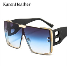 Load image into Gallery viewer, KarenHeather Square Sunglasses For Women Men  Designer Oversized Glasses Shades Retro Gradient Colors Oculos UV400