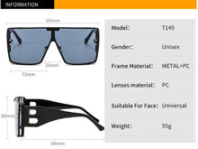 Load image into Gallery viewer, KarenHeather Square Sunglasses For Women Men  Designer Oversized Glasses Shades Retro Gradient Colors Oculos UV400