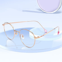 Load image into Gallery viewer, KatKani Men And Women Retro Round Ultra-Light Pure Titanium Eyeglasses Frame Decoration Prescription Optical Glasses Frame K2070