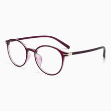 Load image into Gallery viewer, KatKani Men&#39;s And Women&#39;s Ultra-LightRetro Round Eyeglasses Frame Myopia/Hyperopia/Astigmatism Prescription Glasses D085