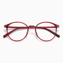 Load image into Gallery viewer, KatKani Men&#39;s And Women&#39;s Ultra-LightRetro Round Eyeglasses Frame Myopia/Hyperopia/Astigmatism Prescription Glasses D085