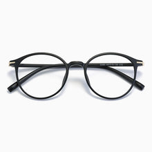Load image into Gallery viewer, KatKani Men&#39;s And Women&#39;s Ultra-LightRetro Round Eyeglasses Frame Myopia/Hyperopia/Astigmatism Prescription Glasses D085