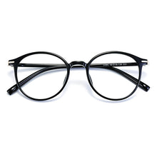 Load image into Gallery viewer, KatKani Men&#39;s And Women&#39;s Ultra-LightRetro Round Eyeglasses Frame Myopia/Hyperopia/Astigmatism Prescription Glasses D085