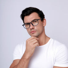 Load image into Gallery viewer, KatKani Men&#39;s Pure Titanium Spectacle Frame Super Light Comfortable Large Eyeglasses Frame Optical Prescription Glasses HR3067