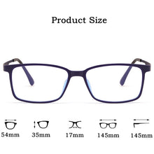 Load image into Gallery viewer, KatKani Men&#39;s Ultra-Light And Comfortable TR90 Eyeglasses Frame Flexible Alloy Myopia And Hyperopia Optical Glasses Frame K3063