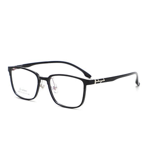 KatKani Occhiali da vista ultraleggeri e comodi in acciaio plastico da uomo e da donna Cornice quadrata per occhiali da vista ottici M66133