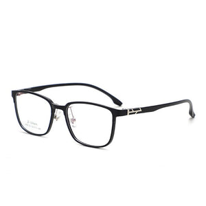 KatKani Occhiali da vista ultraleggeri e comodi in acciaio plastico da uomo e da donna Cornice quadrata per occhiali da vista ottici M66133