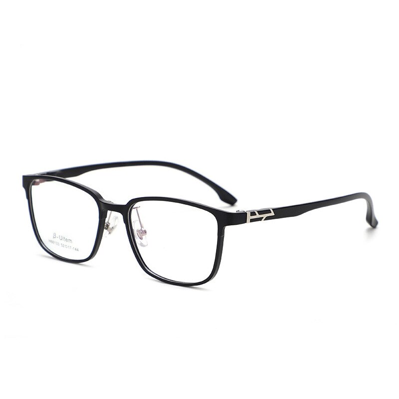 KatKani Occhiali da vista ultraleggeri e comodi in acciaio plastico da uomo e da donna Cornice quadrata per occhiali da vista ottici M66133