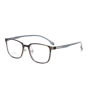 KatKani Occhiali da vista ultraleggeri e comodi in acciaio plastico da uomo e da donna Cornice quadrata per occhiali da vista ottici M66133
