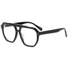 Carica l&#39;immagine nel visualizzatore di Gallery, KatKani Montatura per occhiali da vista a doppio raggio da uomo con montatura grande per occhiali retrò Montatura per occhiali da vista ottica trasparente 3019