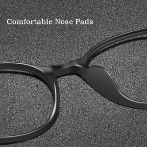 KatKani Retro Round Eyeglasses Frame For Men And Women Ultra Light/Comfortable Plastic Steel Myopia Reading Glasses Frame K1935