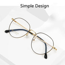 Load image into Gallery viewer, KatKani Retro Round Pure Titanium Eyeglasses Frame Ultra Light Men&#39;s and Women&#39;s Optical Prescription Spectacle Frame K32283