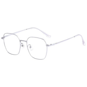 KatKani Retro Titanium Polygonal Glasses Frame For Men And Women Ultralight Decorative Optical Prescription Glasses Frame K32227