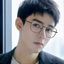 Carica l&#39;immagine nel visualizzatore di Gallery, KatKani Retro Titanium Polygonal Glasses Frame For Men And Women Ultralight Decorative Optical Prescription Glasses Frame K32227