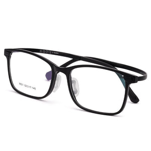 KatKani Ultralight Tungsten Titanium Plastic Steel Screwless Spectacle Frame Removable Comfortable Prescription Glasses K8601