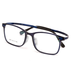 KatKani Ultralight Tungsten Titanium Plastic Steel Screwless Spectacle Frame Removable Comfortable Prescription Glasses K8601