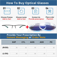 Load image into Gallery viewer, KatKani Ultralight Tungsten Titanium Plastic Steel Screwless Spectacle Frame Removable Comfortable Prescription Glasses K8601