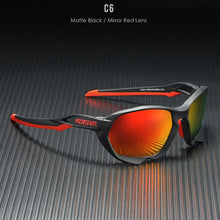 Load image into Gallery viewer, Kdeam  TOURING Men&#39;s Polarized Sunglasses Uniquely Shaped Unisex Goggles UV400 Polarized Mirror Lens