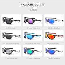 Load image into Gallery viewer, Kdeam  TOURING Men&#39;s Polarized Sunglasses Uniquely Shaped Unisex Goggles UV400 Polarized Mirror Lens