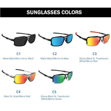 Load image into Gallery viewer, Kdeam TR90 Outdoor Polarized Sunglasses Men and Women brand Greenand Red Mirror sports Goggles Driving eyewear UV400 shades