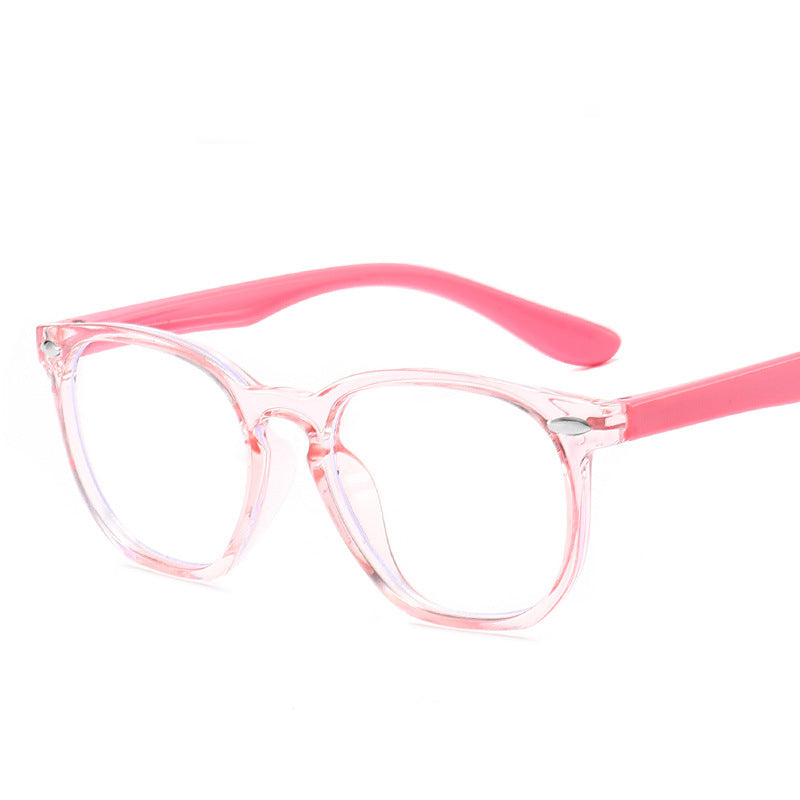 Kids Anti Blue Light Glasses Boys Girls Round Computer Glasses Eyewear Frame Optical Anti-Reflective Eyeglasses Blocking Glasses