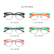 Carica l&#39;immagine nel visualizzatore di Gallery, Kids Anti Blue Light Glasses Computers TR90 Flexible Frames Brand Designer Boys Girls Anti-reflective Glasses UV400 Eyewear 822
