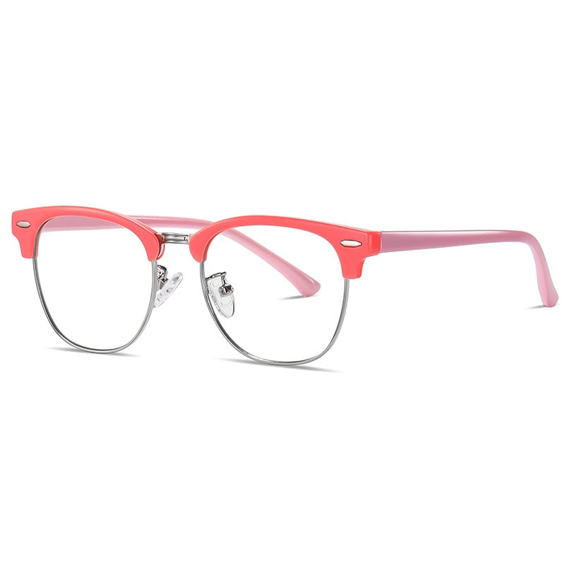 Kids Anti Blue Light Glasses Computers TR90 Flexible Frames Brand Designer Boys Girls Anti-reflective Glasses UV400 Eyewear 822