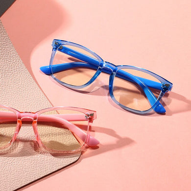 Kids Anti Blue Light Glasses Computers TR90 Flexible Frames Brand Designer Boys Girls Anti-reflective Glasses UV400 Eyewear 8297